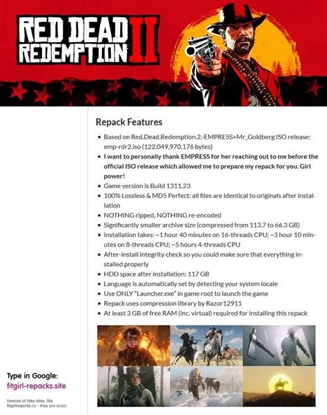 Red Dead Redemption 2 (Build 1311.23, MULTi13) [FitGirl Repack].